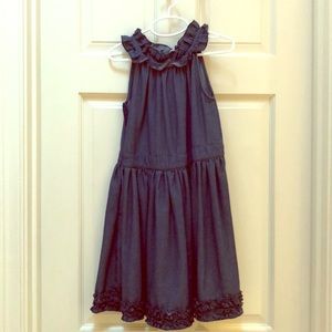 Sage & Lilly Denim Ruffle Dress